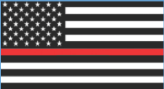 US Fire Department Memorial 3'X5' Embroidered Flag ROUGH TEX® 600D Nylon