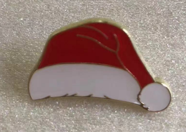 Santa Hat Lapel Pin