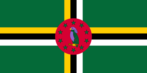 Dominica 3'x5' Flag ROUGH TEX® 68D