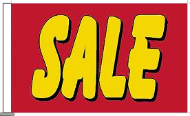 Sale Red 12"x18" Car Flag ROUGH TEX® Knit Double Sided