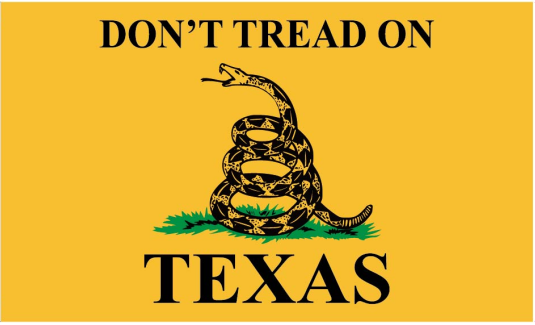 Don't Tread On Texas Gadsden 3'x5' Flag ROUGH TEX® 100D