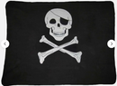 Jolly Roger With Eyepatch Deluxe Polar Fleece Blanket