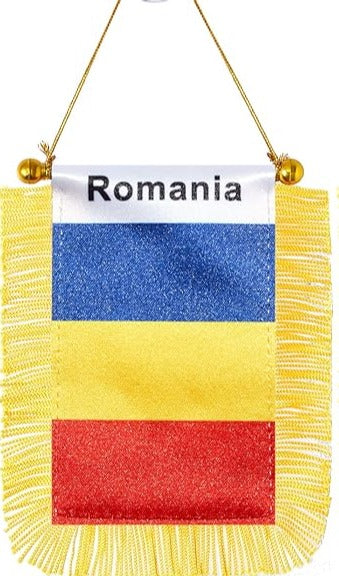 Romania Flag Mini Banner