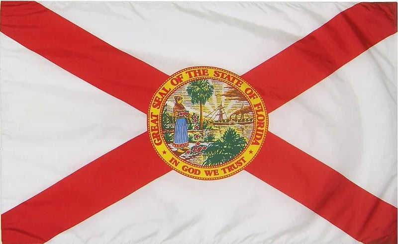 Florida Official State Flag 3x5 210D Nylon USA FL American Government Specifications