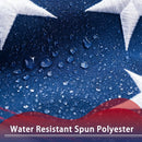 American Flag 3x5 Feet 600D 2 Ply Poly Heavy Duty USA Embroidered Stars Sewn Stripes