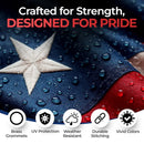 American U.S.A. Flags Clearance Sale 3x5 Feet USA Overstock Nylon Embroidered