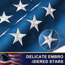 American Flags Factory Direct Color Gift Boxed USA Sewn Stripes Embroidered Stars Premium 100% Nylon 3x5 Feet Inauguration Sale