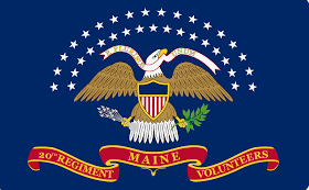20th Maine 3'x5' Embroidered Flag ROUGH TEX® 600D
