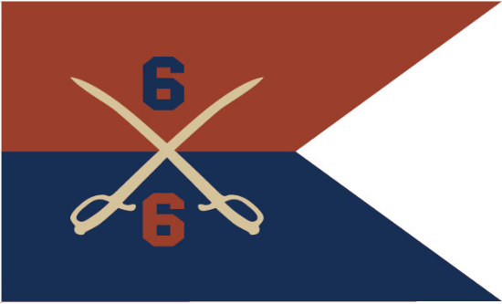 6th Division Michigan Union Regiment 3'X5' Flag ROUGH TEX® 100D