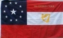 24th Georgia Volunteer 3'x5' Embroidered Flag ROUGH TEX® Cotton