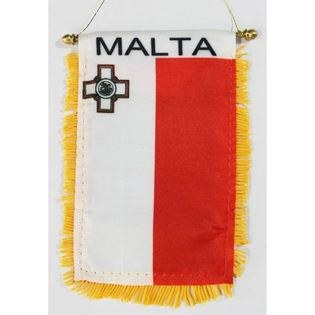 Malta Flag Mini Banner