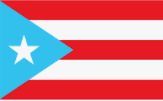 Puerto Rico Light Blue 3'x5' Embroidered Flag ROUGH TEX® 600D