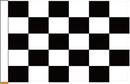 Checkered 12"x18" Stick Flag ROUGH TEX® 100D 30" Wooden Staff