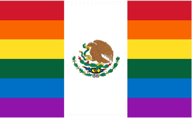 Mexico Rainbow 3'X5' Flag ROUGH TEX® 100D