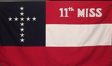 11th Mississippi Infantry 3'x5' Embroidered Flag ROUGH TEX® Cotton