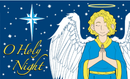 O Holy Night Angel Christmas 3'X5' Flag ROUGH TEX® 68D