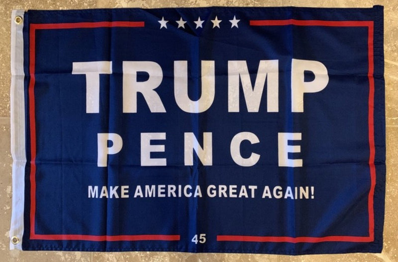 Trump Pence Make America Great Again 2'x3' Flag Rough Tex® 100D