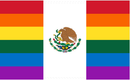 Mexico Rainbow 3'X5' Flag ROUGH TEX® 100D