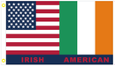 Irish American 3'X5' Flag ROUGH TEX® 100D