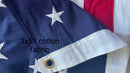 USA 34 Stars Circle 3'x5' Embroidered Flag ROUGH TEX® Cotton