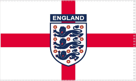 England Football 3'x5' Flag ROUGH TEX® 100D