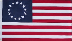 Betsy Ross 4'x6' Embroidered Flag ROUGH TEX® 210D