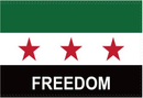Syria Freedom 3'x5' Flag ROUGH TEX® 100D