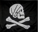 Henry Avery Pirate 3'x5' Embroidered Flag ROUGH TEX® Cotton