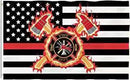 US Fire Memorial Double Axes 3'x5' Flag ROUGH TEX® 68D