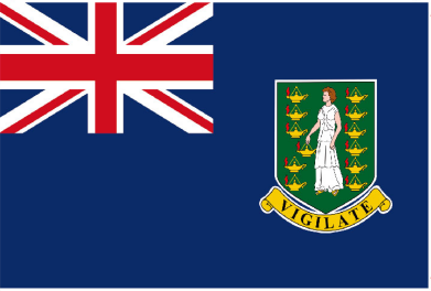 British Virgin Islands 12"x18" Flag ROUGH TEX® 100D With Grommets