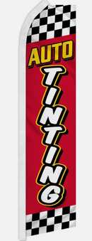 Auto Tinting 11.5'x2.5' Half Sleeve Swooper Flag Rough Tex® Knit Feather