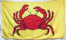 Red Crab 3'X5' Flag ROUGH TEX® 100D