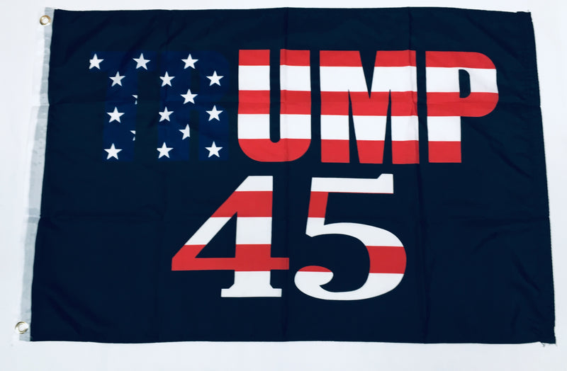 Trump 45 USA 2'x3' Flag Rough Tex® 100D