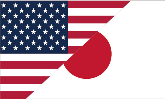 USA Japan 3'X5' Flag ROUGH TEX® 100D