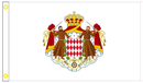 Monaco Royal 3'X5' Flag ROUGH TEX® 100D