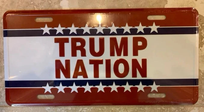 Trump Nation License Plate
