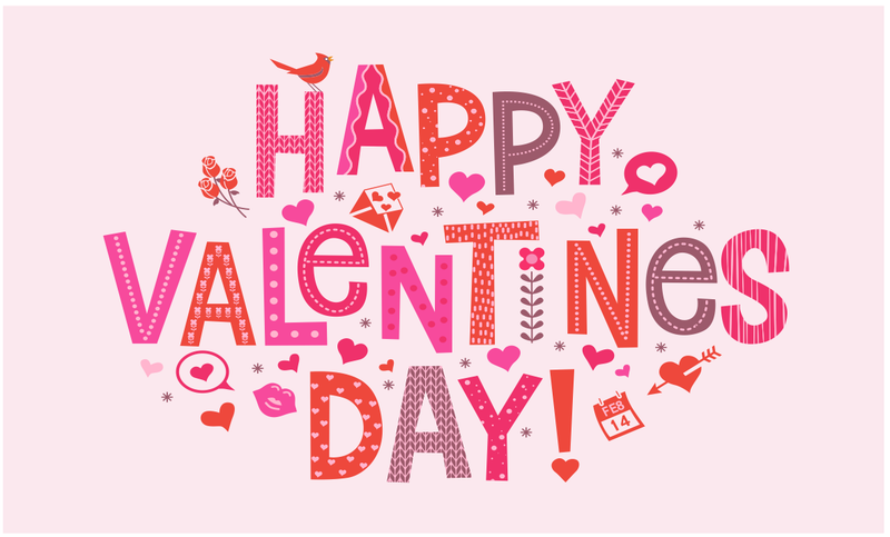 Happy Valentines Day Pink 3'X5' Flag ROUGH TEX® 100D