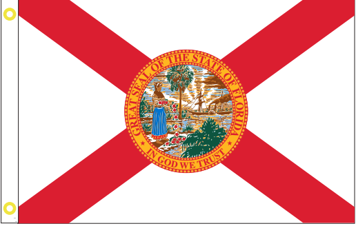 Florida 3'x5' State Flag ROUGH TEX® 68D Nylon Sale