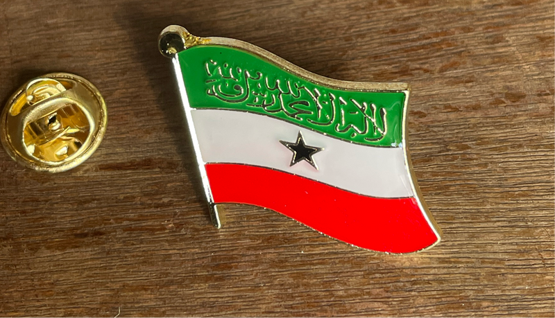 Somaliland Wavy Lapel Pin