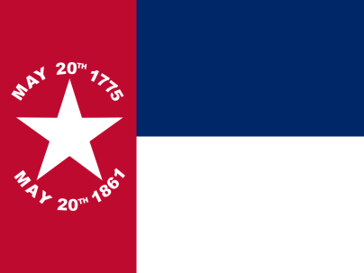 North Carolina Republic 3'x5' Flag ROUGH TEX® 68D Nylon