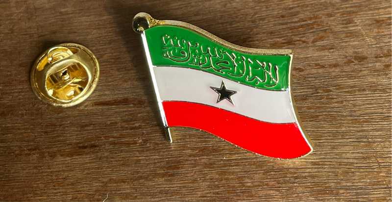 Somaliland Wavy Lapel Pin