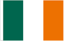 Ireland 12"x18" Stick Flag ROUGH TEX® 100D 30" Wooden Staff