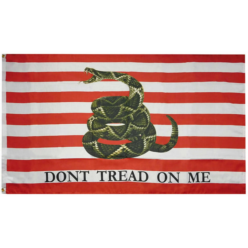 Sons of Liberty Don't Tread on Me Rattlesnake American Heritage 2x3 Flags 100D 1776