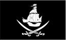 Pirate Ship Crossed Swords 3'X5' Flag ROUGH TEX® 100D