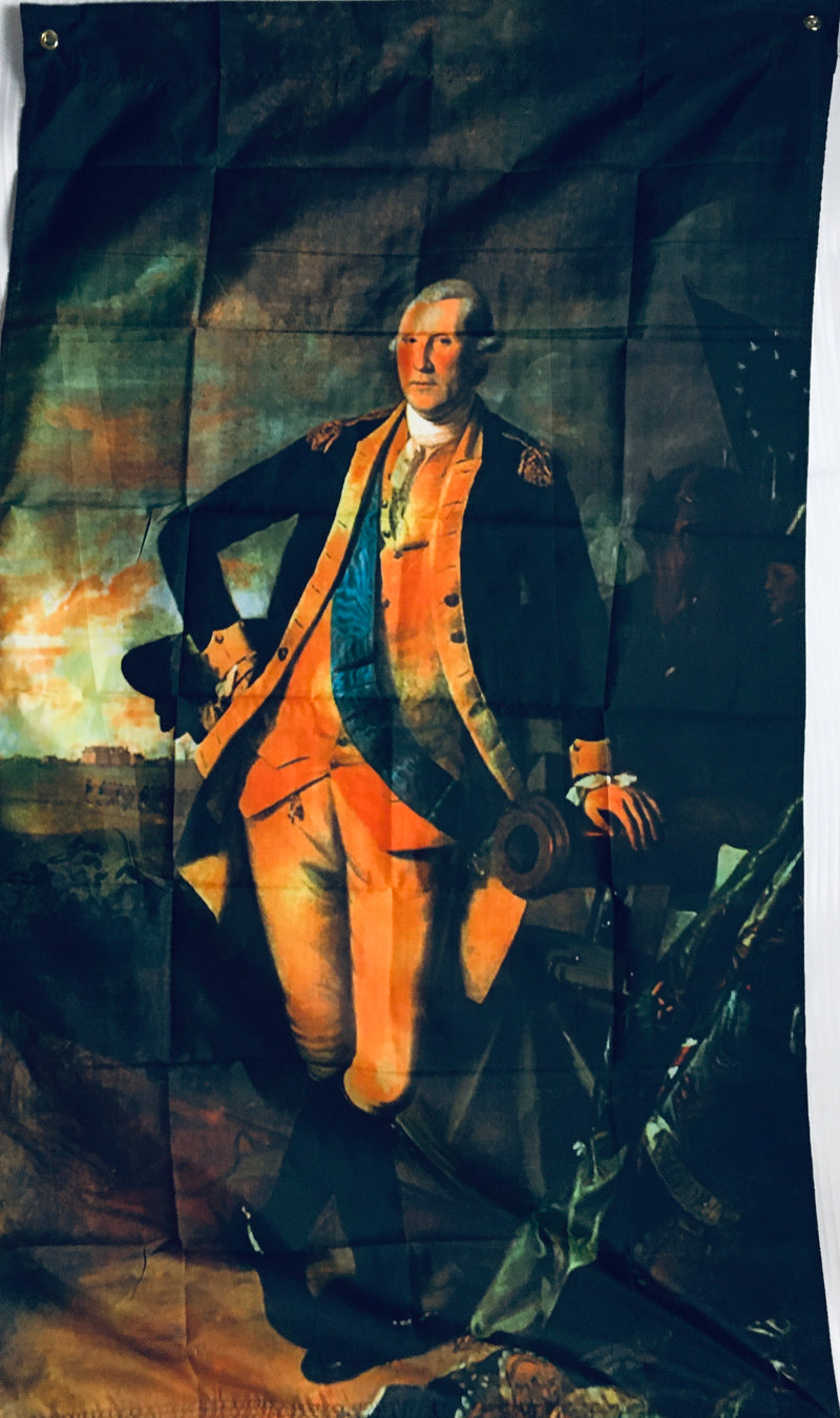 General George Washington 3'X5' Flag ROUGH TEX® 100D