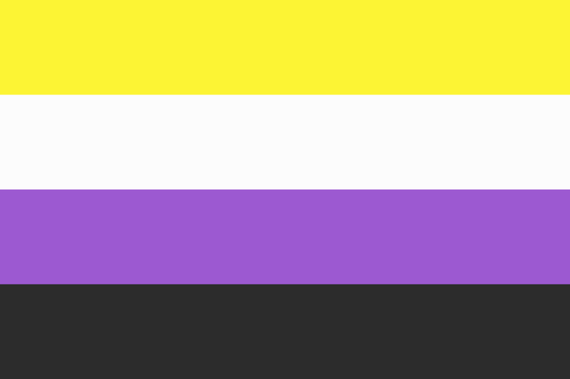 Nonbinary Pride 3'x5' Flag ROUGH TEX® 68D Nylon