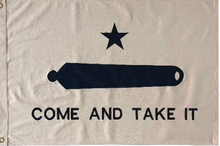 Gonzales Vintage 3'x5' Embroidered Flag ROUGH TEX® Cotton