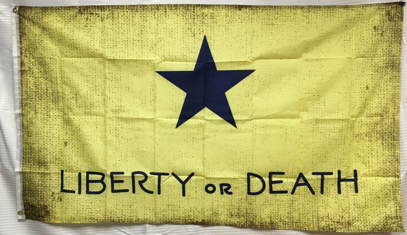 Troutman Goliad 1836 Liberty or Death 3'X5' Flag ROUGH TEX® 100D