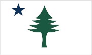 1901 Maine Proposed 3'X5' Flag ROUGH TEX® 100D