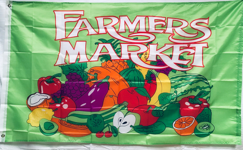 Farmers Market 3'x5' Flag ROUGH TEX® 68D Nylon